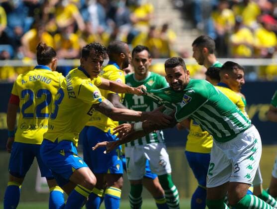 09 April 2022; stadium Nuevo Mirandilla; Cadiz; Andalucia; Spain; Primera Division; LaLiga Santander 2021 - 2022; Cadiz vs Betis 900 Cordon Press