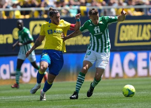 09 April 2022; stadium Nuevo Mirandilla; Cadiz; Andalucia; Spain; Primera Division; LaLiga Santander 2021 - 2022; Cadiz vs Betis 900 Cordon Press