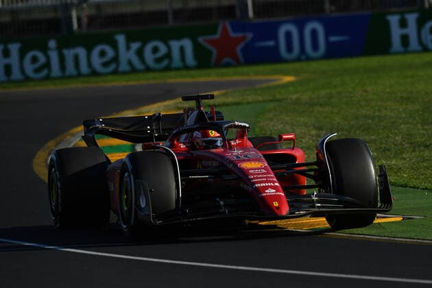 AUSTRALIAN F1 GRAND PRIX, Charles Leclerc of Ferrari during the Formula 1 Australian Grand Prix 2022 at the Albert Park Grand Prix Circuit in Melbourne, Sunday, April 10, 2022. ( NO ARCHIVING, EDITORIAL USE ONLY, NO USE IN BOOKS WITHOUT CONSENT MELBOURNE VIC AUSTRALIA  Copyright: xJOELxCARRETTx 20220410001645876141