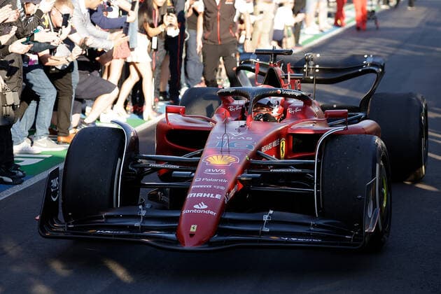 FORMULA 1 ROLEX AUSTRALIAN GRAND PRIX 2022 10.04.2022, Albert-Park, Melbourne, FORMULA 1 ROLEX AUSTRALIAN GRAND PRIX 2022 , im Bild Sieger Charles Leclerc (MCO), Scuderia Ferrari