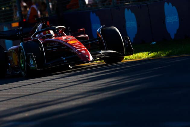16 Charles Leclerc (MCO, Scuderia Ferrari), F1 Grand Prix of Australia at Melbourne Grand Prix Circuit on April 10, 2022 in Melbourne, Australia. (Photo by HOCH ZWEI) Melbourne Australia
