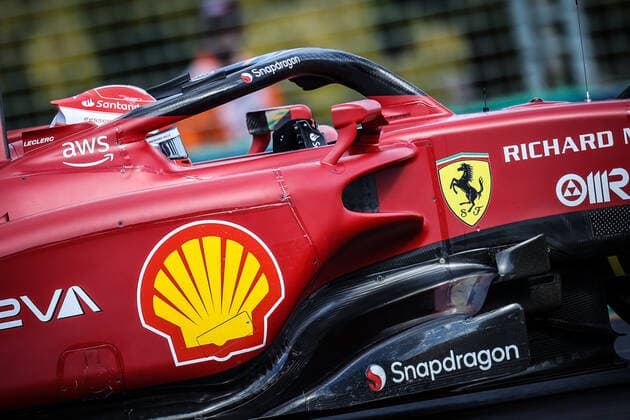 April 10, 2022, Melbourne, Victoria, Australia: MELBOURNE, AUSTRALIA - APRIL 10: Charles Leclerc of Scuderia Ferrari on his way to winning the 2022 Australian Formula 1 Grand Prix on 10th April 2022 Melbourne Australia - ZUMAp121 20220410_zsp_p121_055 Copyright: xChrisxPutnamx