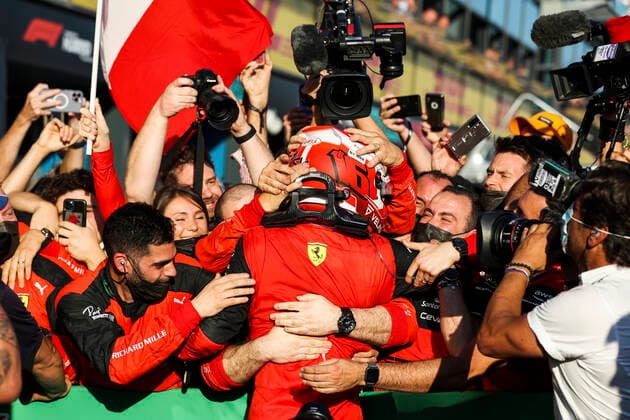 16 Charles Leclerc (MCO, Scuderia Ferrari), F1 Grand Prix of Australia at Melbourne Grand Prix Circuit on April 10, 2022 in Melbourne, Australia. (Photo by HOCH ZWEI) Melbourne Australia