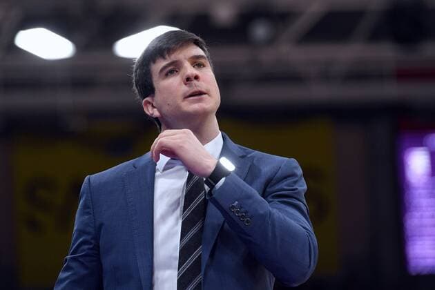 Pedro Calles (Head-Coahc, Trainer Hamburg Towers) , Basketball, Bundesliga, BBL, BG Goettingen - Hamburg Towers, 10.04.2022, BG Goettingen - Hamburg Towers, Basketball, Bundesliga, GER, BBL, 10.04.2022 Goettingen Copyright: xEibner-Pressefotox-xRolandxSippelx