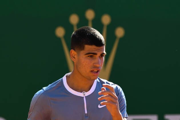 Tennis : Monte Carlo 2022 - Alcaras - Espagne Tennis : Monte Carlo 2022 - Monaco - 10 04 2022 ChrysleneCaillaud Panoramic 