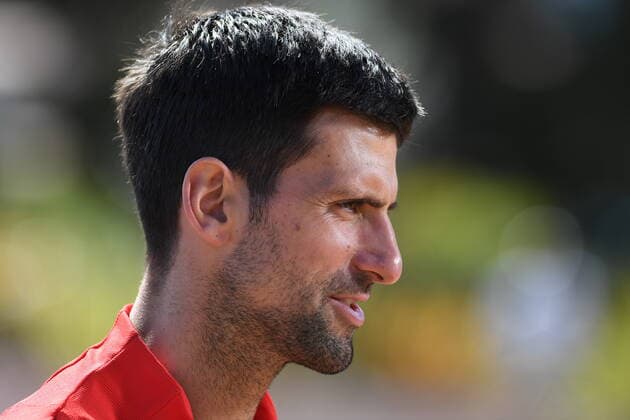 Tennis, ATP-Tunier in Monte Carlo, Training Tennis : Monte Carlo 2022 - Monaco - Djokovic - Serbie Tennis : Monte Carlo 2022 - Monaco - 10 04 2022 ChrysleneCaillaud Panoramic 