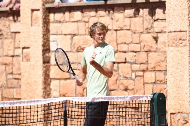 Tennis : Monte Carlo 2022 - Monaco - Zverev - Allemagne Tennis : Monte Carlo 2022 - Monaco - 10 04 2022 ChrysleneCaillaud Panoramic 