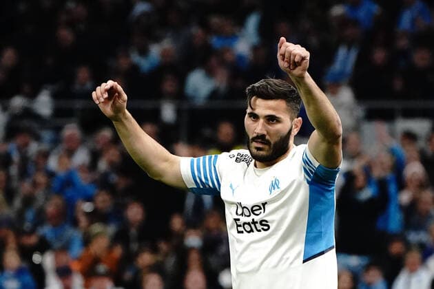 Sead Kolasinac (Olympique de Marseille) FOOTBALL : Olympique de Marseille vs Montpellier - Ligue 1 Uber Eats - Marseille - 10 04 2022 NorbertScanella Panoramic 