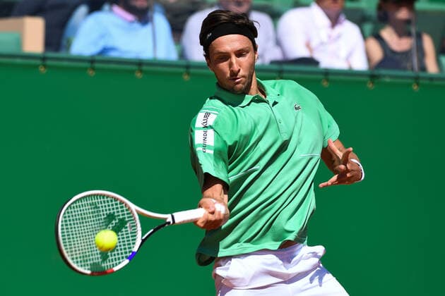 Tennis : Monte Carlo 2022 - Arthur Rinderknech - France Tennis : Monte Carlo 2022 - Monaco - 11 04 2022 ChrysleneCaillaud Panoramic 