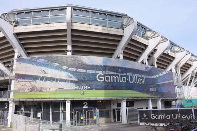 Gamla Ullevi, Gothenburg, Sweden, April12th 2022: Gamla Ullevi ahead of the World Cup 2023 qualification game on April 12th 2022 between Sweden and the Republic of Ireland at Gamla Ullevi in Gothenburg, Sweden Peter Sonander SPP World Cup 2023 qualification - & 10