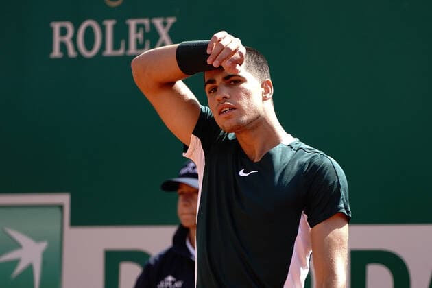 Carlos Alcaraz Garfia (Espagne) TENNIS : Master 1000 de Monte-Carlo - Monte Carlo - 13 04 2022 NorbertScanella Panoramic 