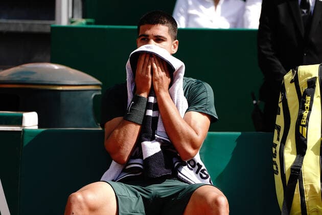 Carlos Alcaraz Garfia (Espagne) TENNIS : Master 1000 de Monte-Carlo - Monte Carlo - 13 04 2022 NorbertScanella Panoramic 