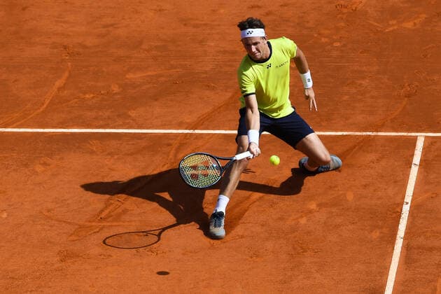 Tennis : Monte Carlo 2022 - Casper Ruud - Usa Tennis : Monte Carlo 2022 - Monaco - 13 04 2022 ChrysleneCaillaud Panoramic 