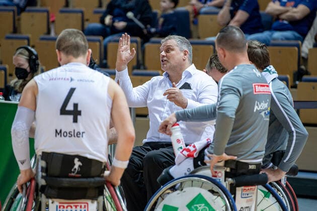 RBBL; RSV Lahn-Dill - Hannover United, 13.04.22 Guenther Mayer (Assistant Coach RSV Lahn-Dill), RBBL; RSV Lahn-Dill - Hannover United: Wetzlar, 13.04.22 Copyright: xBEAUTIFULxSPORTS Roeczeyx