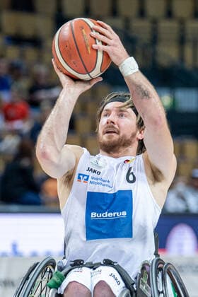 RBBL; RSV Lahn-Dill - Hannover United, 13.04.22 Jannik Blair ( 6 RSV Lahn-Dill) RBBL; RSV Lahn-Dill - Hannover United: Wetzlar, 13.04.22 Copyright: xBEAUTIFULxSPORTS Roeczeyx
