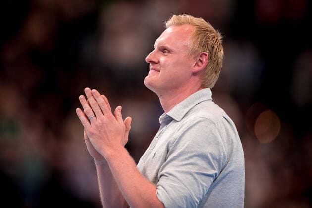 Kiel, 13. April 2022 - Handball, WM-Play-Offs, Deutschland - Färöer: Verabschiedung von Patrick Wiencek aus der Nationalmannschaft
