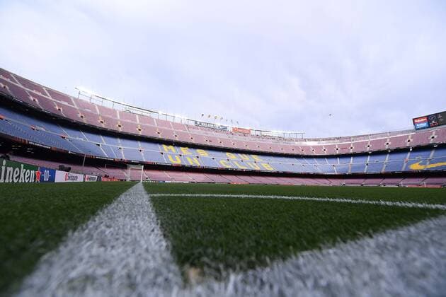 Fußball Europa League Viertelfinale FC Barcelona, Barca - Eintracht Frankfurt am 14.04.2022 im Camp Nou in Barcelona Innenansicht Innenaufnahme Panorama Innen Stadion