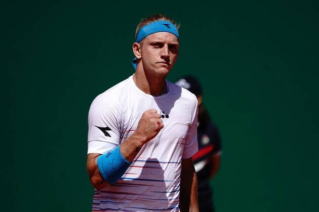 Alejandro Davidovich Fokina (Espagne) TENNIS : Masters 1000 de Monte Carlo - Quart de finale - Monte Carlo - 15 04 2022 NorbertScanella Panoramic 