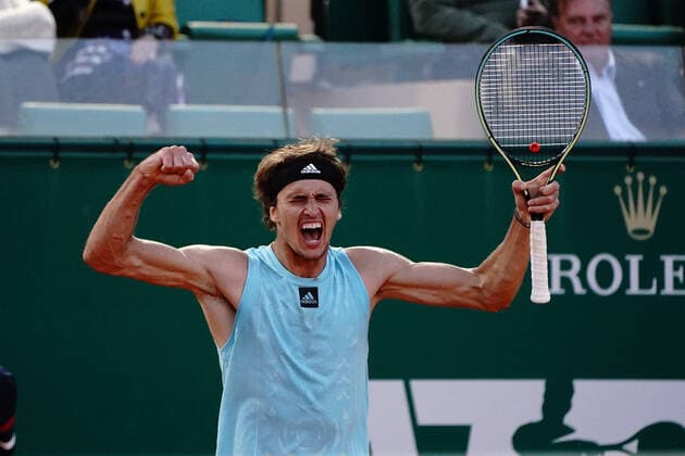 Alexander Zverev (Allemagne) TENNIS : Master 1000 de Monte Carlo - Quart de finale - Monte Carlo - 15 04 2022 NorbertScanella Panoramic 
