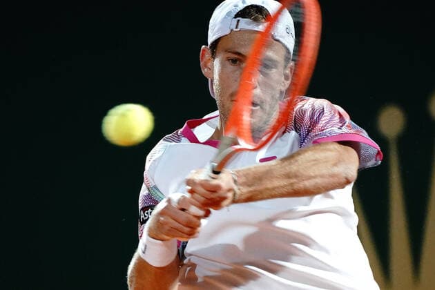 Diego Schwartzman (Argentine) TENNIS : Master 1000 de Monte-Carlo - Monte Carlo - 13 04 2022 NorbertScanella Panoramic 