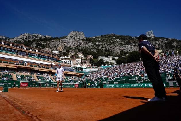 News Bilder des Tages Alejandro Davidovich Fokina (Espagne) TENNIS : Master 1000 de Monte-Carlo - Monte Carlo - 13 04 2022 NorbertScanella Panoramic 