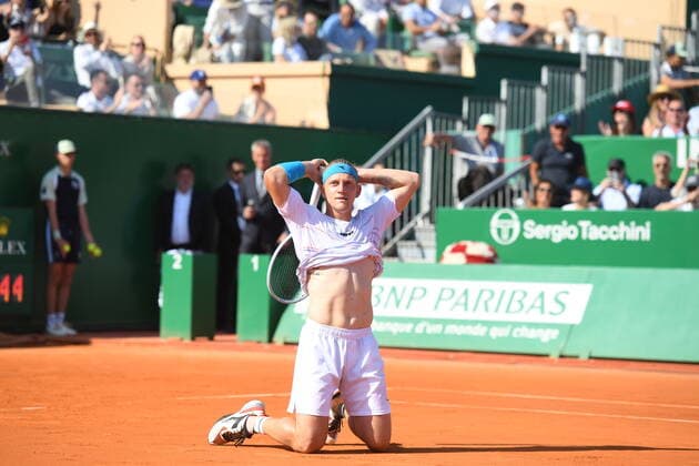Tennis : Monte Carlo 2022 - Alejandro Davidovich Fokina - Espagne Tennis : Monte Carlo 2022 - Monaco - 16 04 2022 ChrysleneCaillaud Panoramic 
