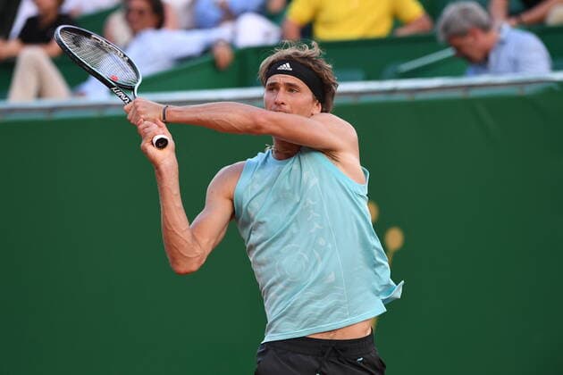Tennis : Monte Carlo 2022 - Alexander Zverev - Allemagne Tennis : Monte Carlo 2022 - Monaco - 16 04 2022 ChrysleneCaillaud Panoramic 