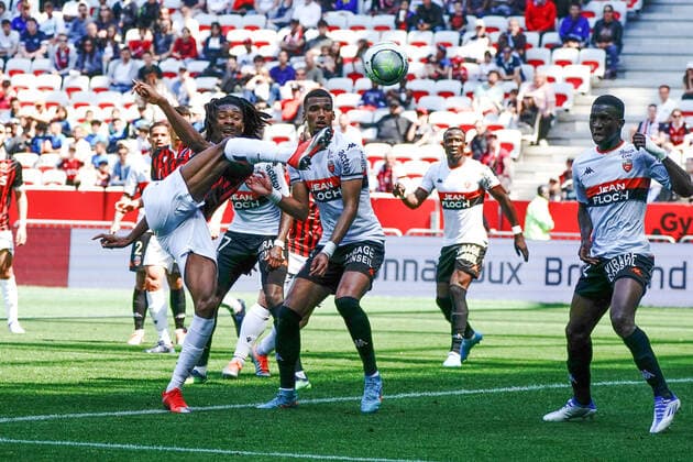 Khephren Thuram (OGC Nice) FOOTBALL : OGC Nice vs Lorient - Ligue 1 Uber Eats - Nice - 17 04 2022 NorbertScanella Panoramic 