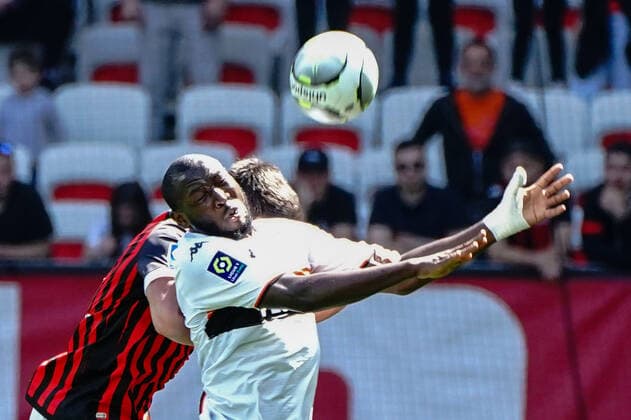 Ibrahima Kone (Lorient) FOOTBALL : OGC Nice vs Lorient - Ligue 1 Uber Eats - Nice - 17 04 2022 NorbertScanella Panoramic 