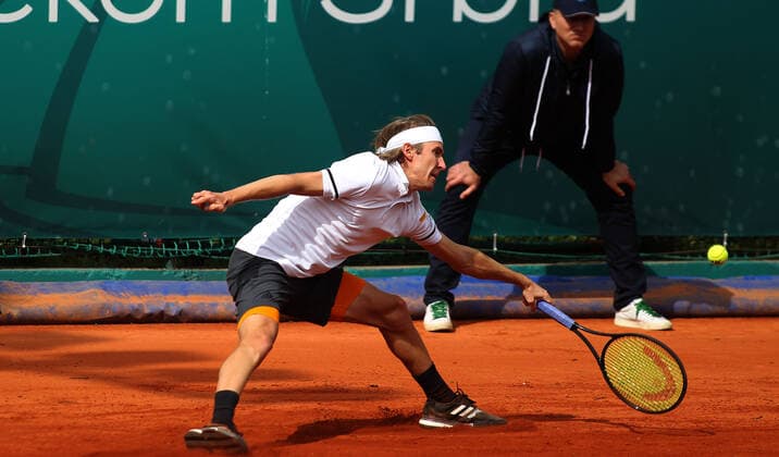 17.04.2022 Belgrade(Serbia) ATP, Tennis Herren Serbia Open tennis qualifications singles Cedrik-Marcel Stebe Germany :