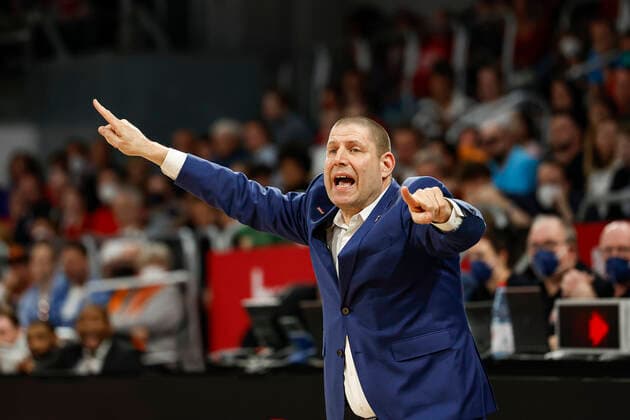 Headcoach Oren Amiel (Brose Bamberg) Brose Bamberg - ratiopharm Ulm - easyCredit-BBL - Basketball Bundesliga Saison 2021 22 Spieltag 31, 17.04.2022 Bamberg, Brose Arena Foto: Daniel Löb Loeb Copyright: DanielxLöb