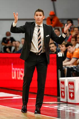 Headcoach Jaka Lakaovic (ratiopharm Ulm) Brose Bamberg - ratiopharm Ulm - easyCredit-BBL - Basketball Bundesliga Saison 2021 22 Spieltag 31, 17.04.2022 Bamberg, Brose Arena Foto: Daniel Löb Loeb Copyright: DanielxLöb