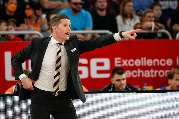 Headcoach Jaka Lakaovic (ratiopharm Ulm) Brose Bamberg - ratiopharm Ulm - easyCredit-BBL - Basketball Bundesliga Saison 2021 22 Spieltag 31, 17.04.2022 Bamberg, Brose Arena Foto: Daniel Löb Loeb Copyright: DanielxLöb