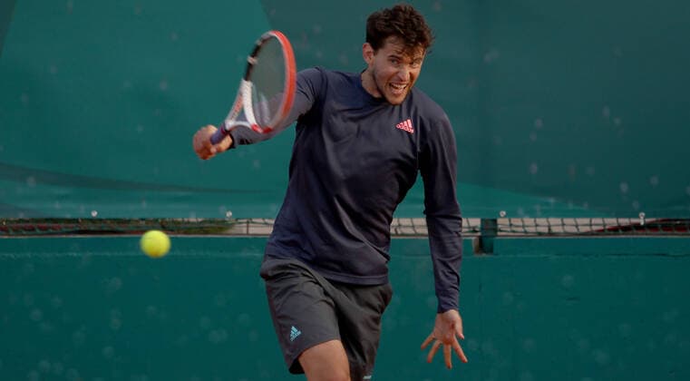 TENNIS - ATP, Tennis Herren Serbia Open 2022 BELGRADE,SERBIA,18.APR.22 - TENNIS - ATP World Tour, Serbia Open, training. Image shows Dominic Thiem (AUT).  GEPAxpictures xAleksandarxDjorovic