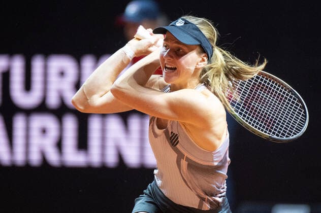 Liudmila Samsonova. Deutschland, Stuttgart, 18.04.2022, Tennis, Porsche Tennis Grand Prix, 2022, Runde 1, L.Samsonova - C.Paquet (FRA), Porsche Arena Foto: A2 Bildagentur Peter Hartenfelser