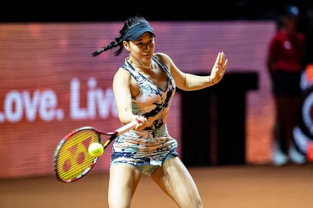 Eva Lys Germany, Deutschland Tennis Damen Porsche-Cup Porsche Tennis Grand Prix GP Stuttgart 2022 Porsche-Arena 19.04.2022 Porsche Tennis Grand Prix Stuttgart 2022, 19.04.2022 Stuttgart Copyright: xEibner-Pressefoto RogerxBuerkex EP_EER