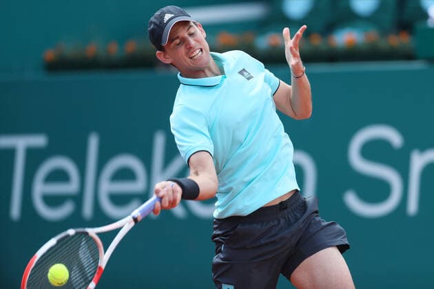 Dominic Thiem of Austria vs John Millman of Australia ATP, Tennis Herren tour Serbia open tennis center Novak,Belgrade 19.04.2022. Photo: Marko Metlas MarkoxMetlas 