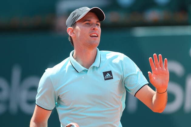 Dominic Thiem of Austria vs John Millman of Australia ATP, Tennis Herren tour Serbia open tennis center Novak,Belgrade 19.04.2022. Photo: Marko Metlas MarkoxMetlas 