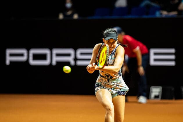 Eva Lys Germany, Deutschland Tennis Damen Porsche-Cup Porsche Tennis Grand Prix GP Stuttgart 2022 Porsche-Arena 19.04.2022 Porsche Tennis Grand Prix Stuttgart 2022, 19.04.2022 Stuttgart Copyright: xEibner-Pressefoto RogerxBuerkex EP_EER