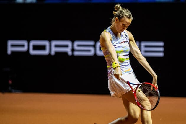 Viktorija Golubic, Swiss, Schweiz Tennis Damen Porsche-Cup Porsche Tennis Grand Prix GP Stuttgart 2022 Porsche-Arena 19.04.2022 Porsche Tennis Grand Prix Stuttgart 2022, 19.04.2022 Stuttgart Copyright: xEibner-Pressefoto RogerxBuerkex EP_EER
