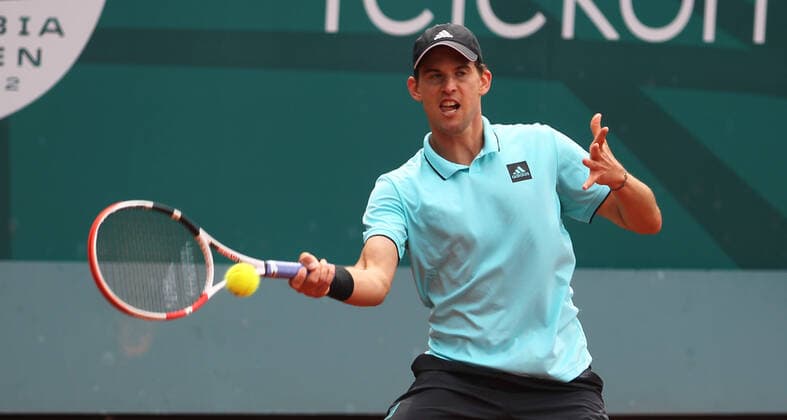 TENNIS - ATP, Tennis Herren Serbia Open 2022 BELGRADE,SERBIA,19.APR.22 - TENNIS - ATP World Tour, Serbia Open. Image shows Dominic Thiem (AUT).  GEPAxpictures xAleksandarxDjorovic