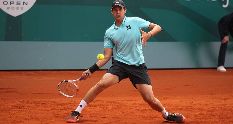 TENNIS - ATP, Tennis Herren Serbia Open 2022 BELGRADE,SERBIA,19.APR.22 - TENNIS - ATP World Tour, Serbia Open. Image shows Dominic Thiem (AUT).  GEPAxpictures xAleksandarxDjorovic