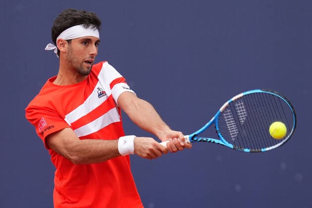 ESP: Barcelona Open Banc, Conde de Godo Trophy Carlos Taberner during the Barcelona Open Banc Sabadell, Conde de Godo Trophy played at Real Club de Tenis Barcelona on April 20, 2022 in Barcelona, Spain. Contributor Copyright: xPressinphotox PS_220420_005