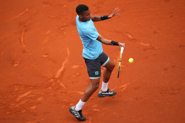 ESP: Barcelona Open Banc, Conde de Godo Trophy Felix Auger-Aliassime during the Barcelona Open Banc Sabadell, Conde de Godo Trophy played at Real Club de Tenis Barcelona on April 20, 2022 in Barcelona, Spain. kpng Copyright: xBaguxBlancox xPRESSINPHOTOx PS_220420_067