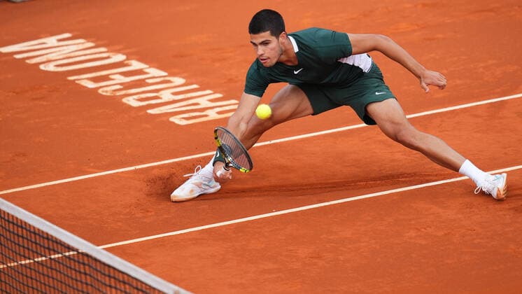 ESP: Barcelona Open Banc, Conde de Godo Trophy Carlos Alcaraz during the Barcelona Open Banc Sabadell, Conde de Godo Trophy played at Real Club de Tenis Barcelona on April 20, 2022 in Barcelona, Spain. kpng Copyright: xBaguxBlancox xPRESSINPHOTOx PS_220420_110