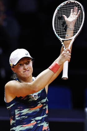 Iga Swiatek, POL, during 2022 Porsche Tennis Grand Prix in Stuttgart, 20 04 2022; -