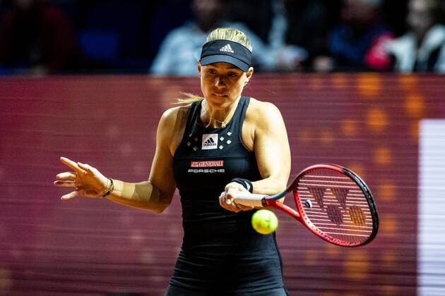 Angelique Kerber Deutschland, Germany Tennis Damen Porsche-Cup Porsche Tennis Grand Prix GP Stuttgart 2022 Porsche-Arena 20.04.2022 Porsche Tennis Grand Prix Stuttgart 2022, 20.04.2022 Stuttgart Copyright: xEibner-Pressefoto RogerxBuerkex EP_EER