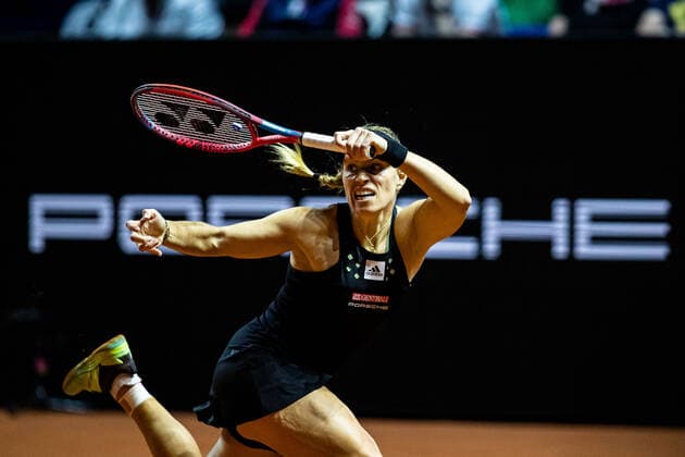 Angelique Kerber Deutschland, Germany Tennis Damen Porsche-Cup Porsche Tennis Grand Prix GP Stuttgart 2022 Porsche-Arena 20.04.2022 Porsche Tennis Grand Prix Stuttgart 2022, 20.04.2022 Stuttgart Copyright: xEibner-Pressefoto RogerxBuerkex EP_EER