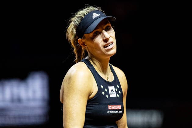 Sport Bilder des Tages Sport Bilder des Tages Angelique Kerber ist entaeuscht und gefrustet Tennis Damen Porsche-Cup Porsche Tennis Grand Prix GP Stuttgart 2022 Porsche-Arena 20.04.2022 Porsche Tennis Grand Prix Stuttgart 2022, 20.04.2022 Stuttgart Copyright: xEibner-Pressefoto RogerxBuerkex EP_EER