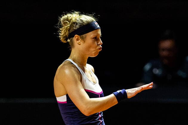 Laura Sigemund Tennis Damen Porsche-Cup Porsche Tennis Grand Prix GP Stuttgart 2022 Porsche-Arena 20.04.2022 Porsche Tennis Grand Prix Stuttgart 2022, 20.04.2022 Stuttgart Copyright: xEibner-Pressefoto RogerxBuerkex EP_EER